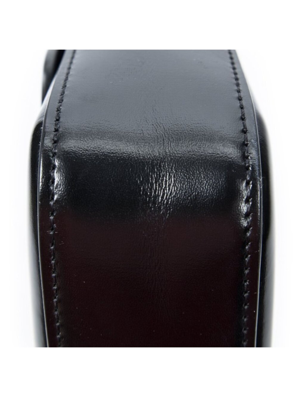 Celine Claude Black Smooth Scarf Skin Leather - Picture 7 of 11